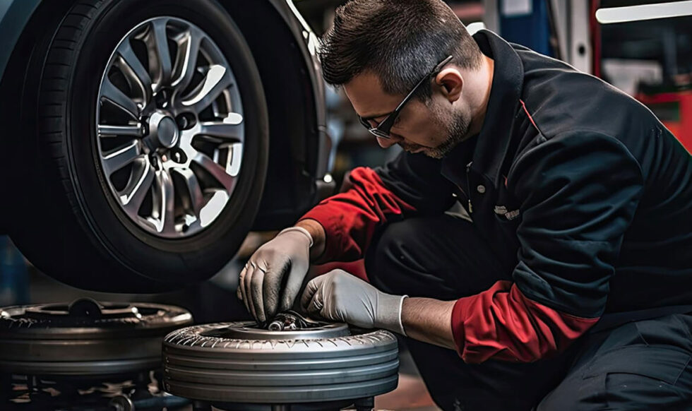 Tire change and repair