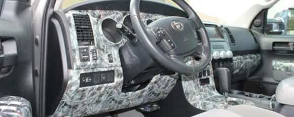 Hydro Dripping – Advanced water transfer printing for custom designs and protective coatings, enhancing the look and durability of your vehicle.